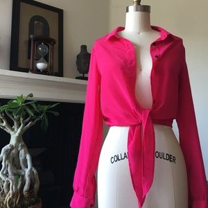 Pink long sleeve top💕💕💕